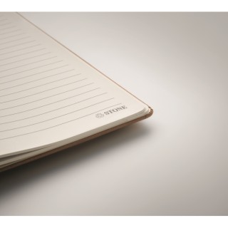 Libreta A5 cartón reciclado con hojas rayadas